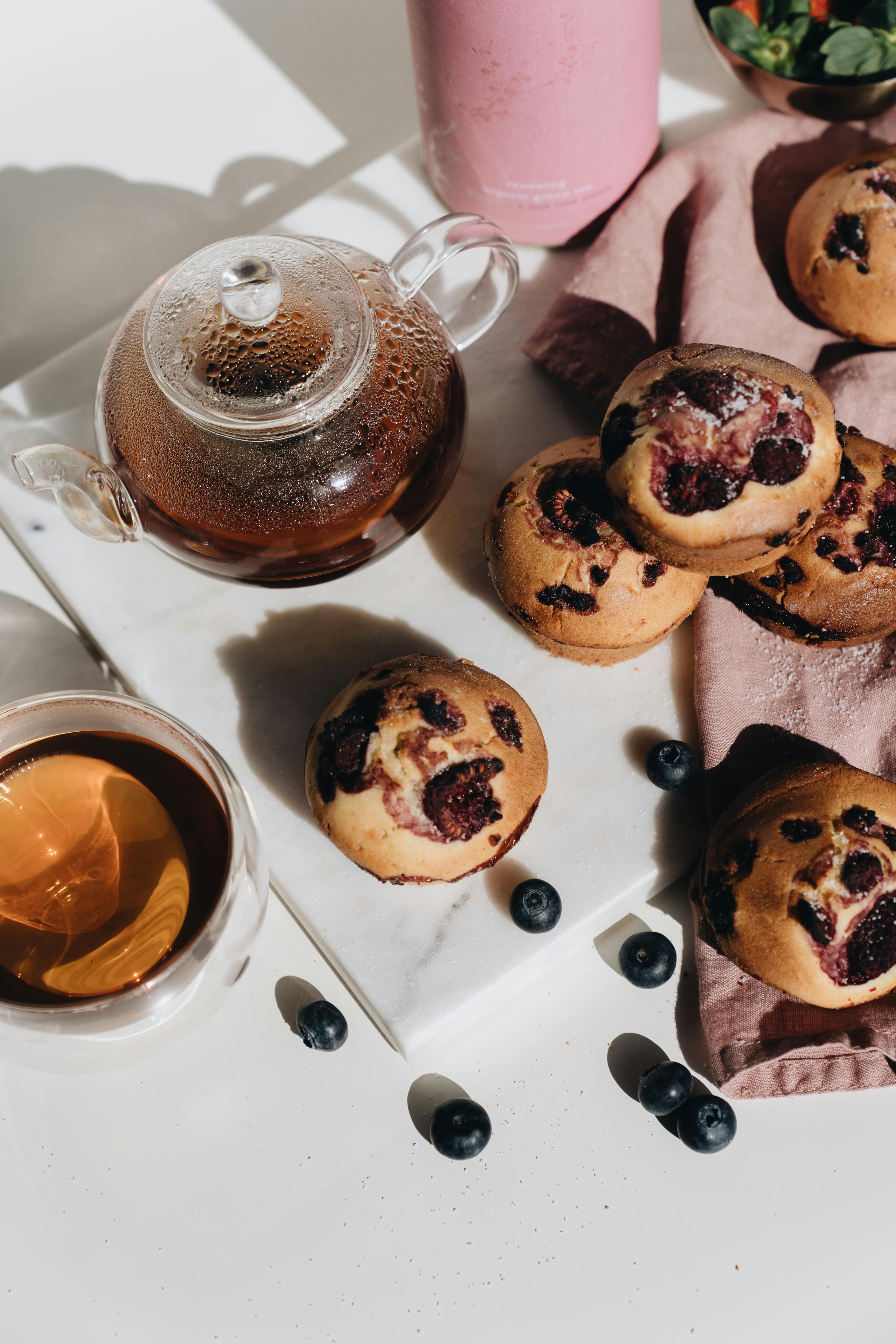 picture of blueberry muffins